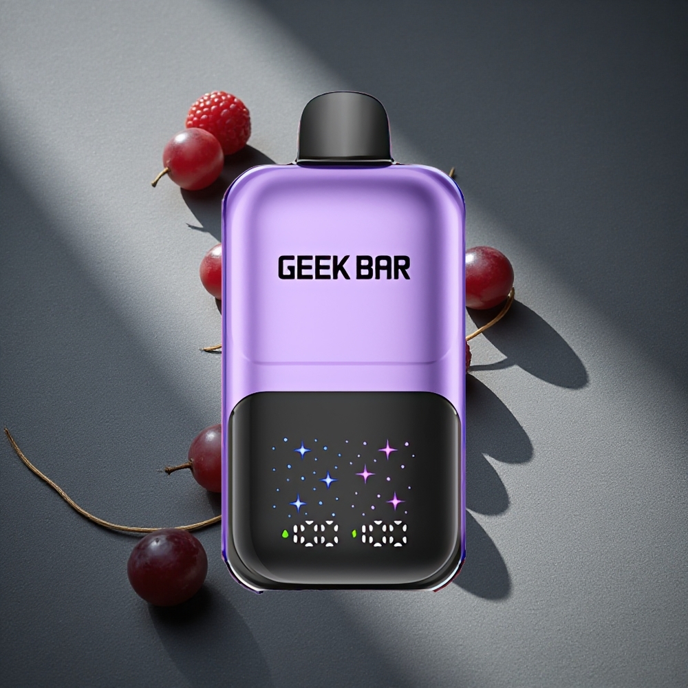 GEEK BAR 2GO Hasta 50000 Caladas Uva y Frambuesa Batería Recargable Peru por mayor