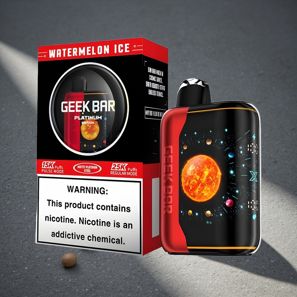 GEEK BAR Platinum Edition Hasta 25000 caladas Sandía Helada 20mL E-Liquid Peru por mayor