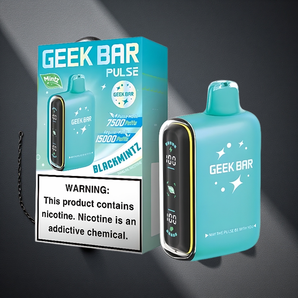 GEEK BAR Pulse 15000 Caladas Vape Desechable Edición Menta 16ML Peru por mayor
