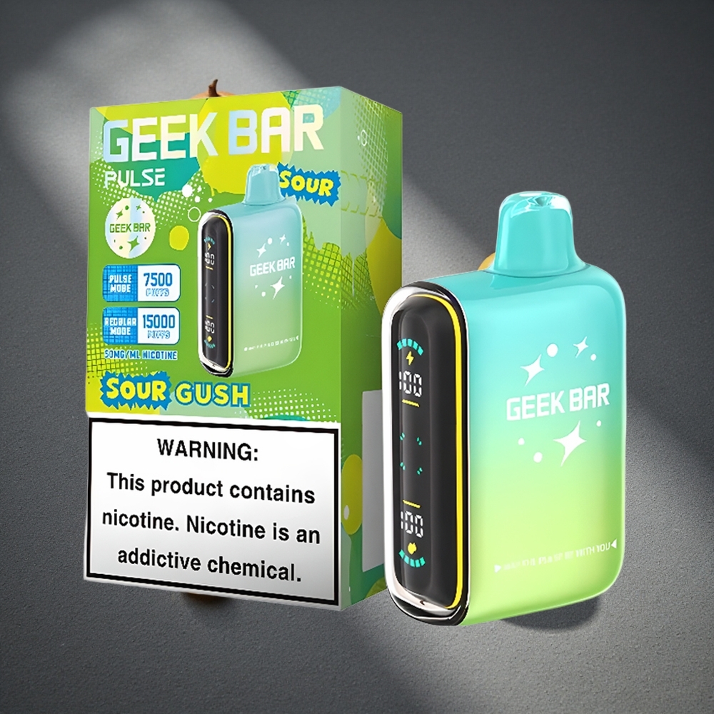 GEEK BAR Pulse 15000 Puffs Vape Edición Agridulce con 16ML de capacidad de líquido Peru por mayor