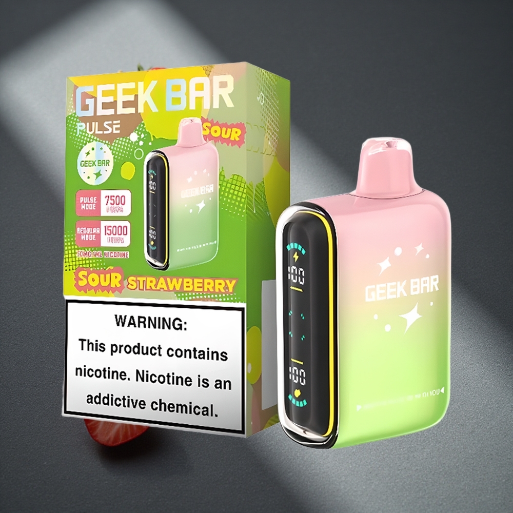 GEEK BAR Pulse 15000 Puffs Vape Edición Agridulce con 16ML de capacidad de líquido Peru por mayor