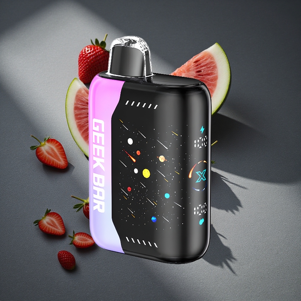 GEEK BAR Pulse X 25000 Puffs Vape Desechable Edición Meteorito con Pantalla Indicadora Curva en 3D Peru por mayor