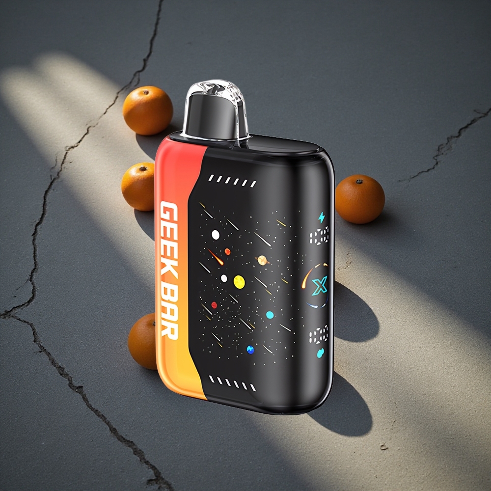 GEEK BAR Pulse X 42K Caladas Edición Meteorito Dragón Naranja Pantalla Curva 3D Peru por mayor