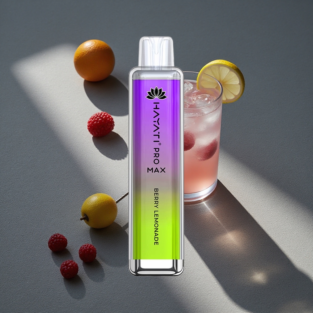 Hayati Pro Max 4000 Puffs Baya Limonada Vape Desechable con Batería Recargable 1400mAh Peru por mayor