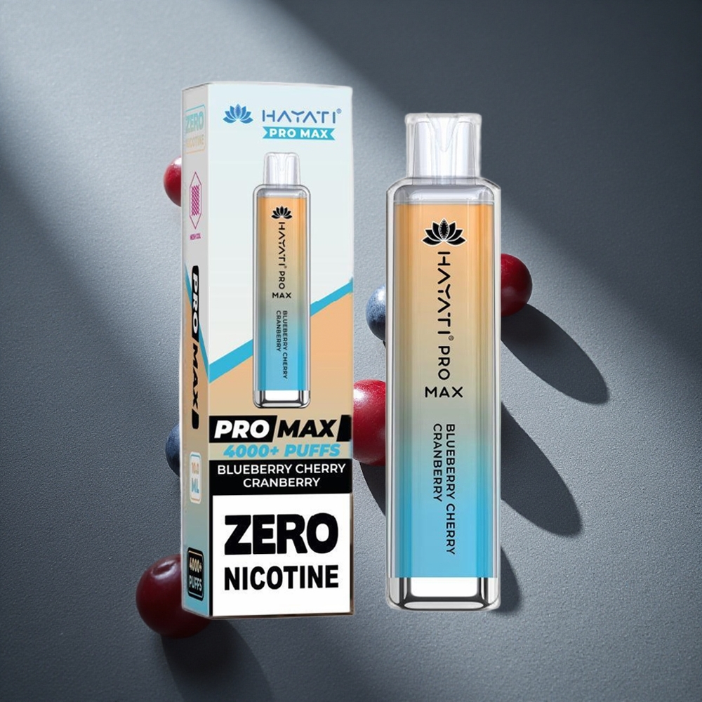 Hayati Pro Max 4000 Puffs Desechable Vape Arándano Azul Cereza Batería recargable 1400mAh Peru por mayor