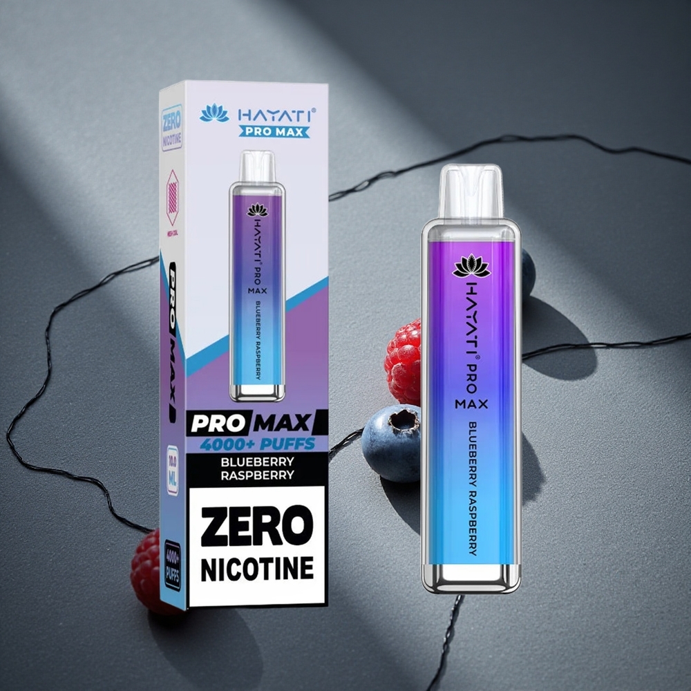 Hayati Pro Max 4000 Puffs Desechable Vape Arándano Frambuesa Batería recargable 1400mAh Peru por mayor