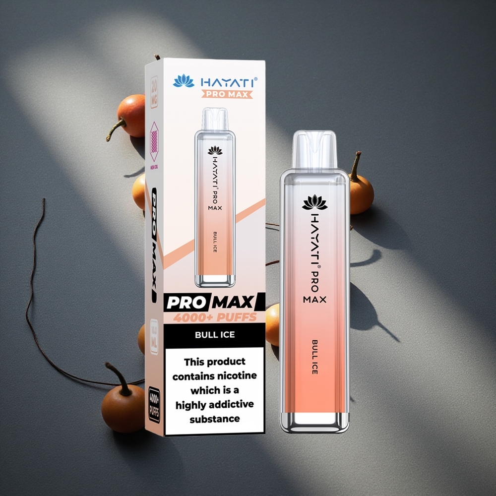 Hayati Pro Max 4000 Puffs Toro Hielo Dual 1.1 Ohm Malla Bobina Peru por mayor