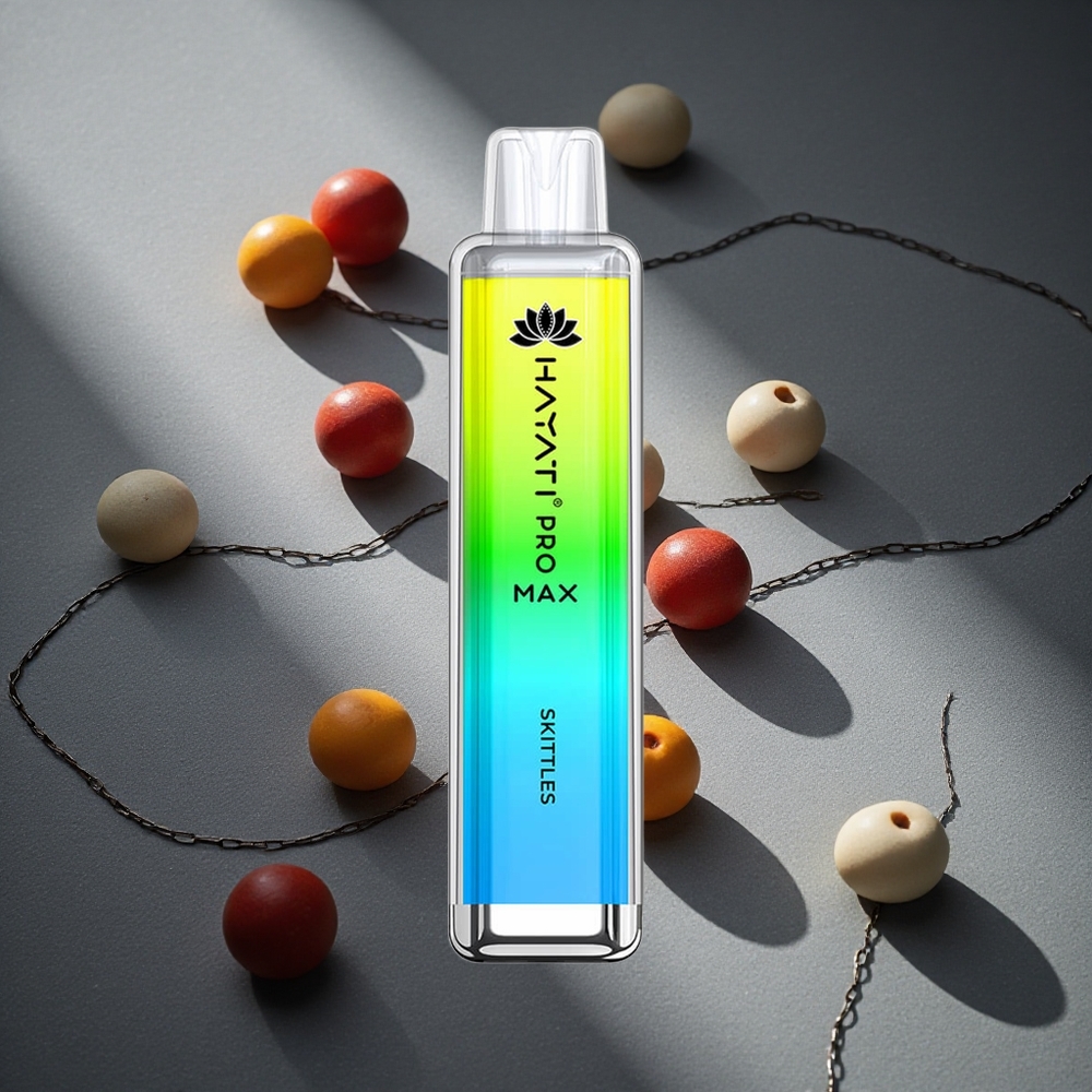 Hayati Pro Max 4000 Puffs Vape Desechable Skittles con batería recargable de 1400mAh Peru por mayor