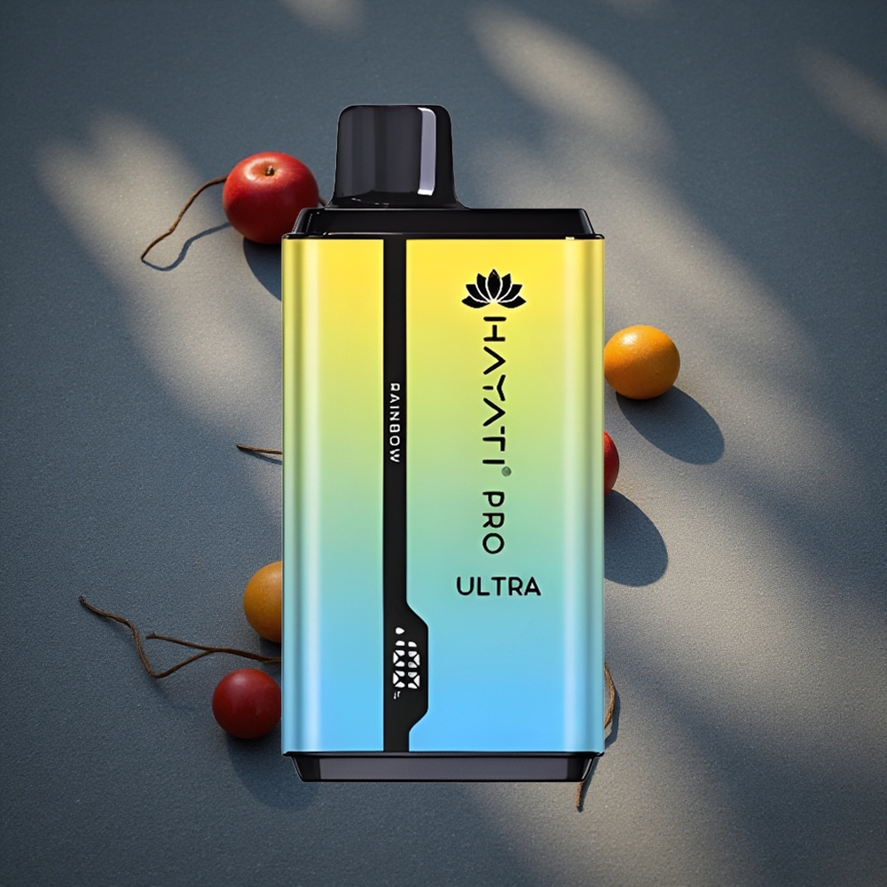 Hayati Pro Ultra 15000 Caladas Vape Desechable Arcoíris 2% Nicotina Peru por mayor