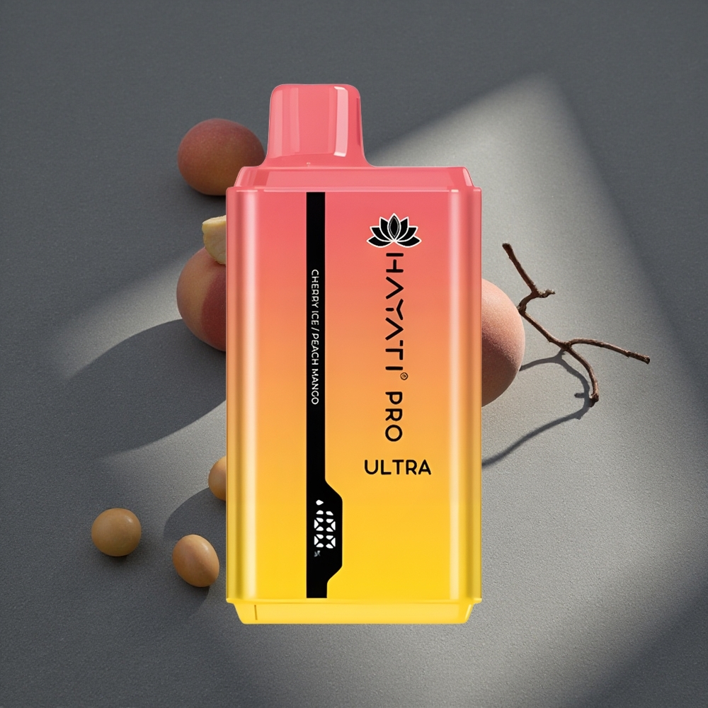 Hayati Pro Ultra 15000 Caladas Vape Desechable Cereza Hielo 2 12ml Peru por mayor