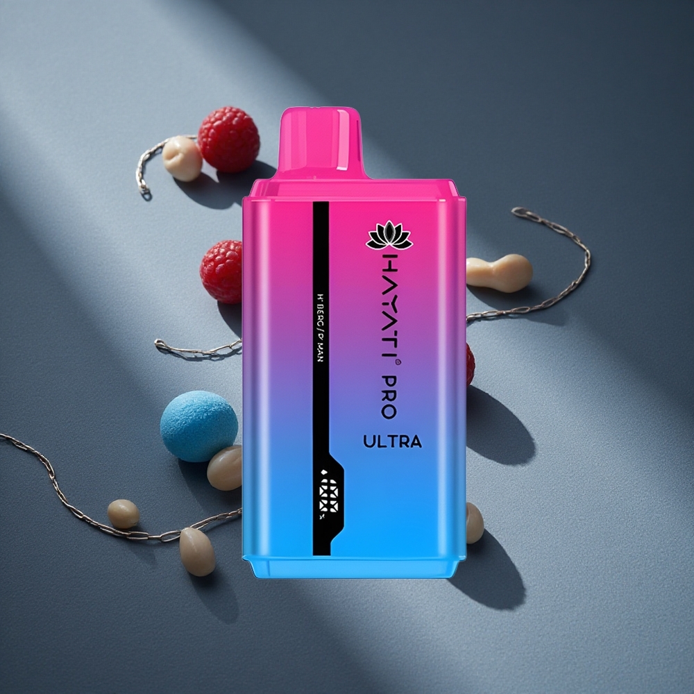 Hayati Pro Ultra 15000 Caladas Vape Desechable Chicle de Arándano Azul 2 12ml Peru por mayor