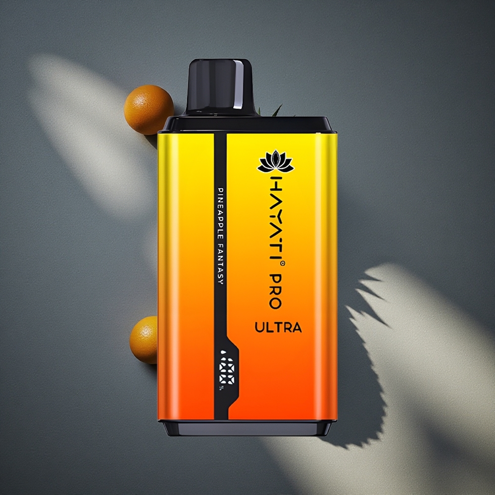 Hayati Pro Ultra 15000 Caladas Vape Desechable Fantasía de Piña 49 Sabores Peru por mayor