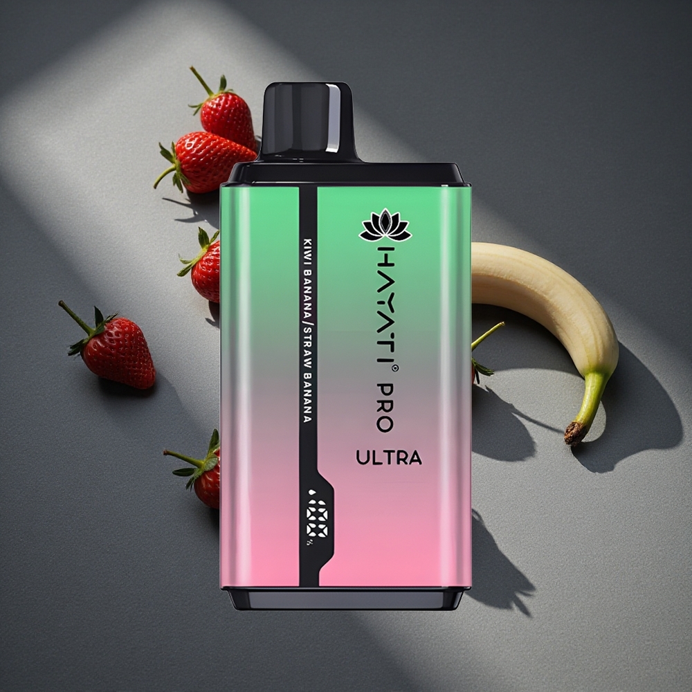 Hayati Pro Ultra 15000 Caladas Vape Desechable Kiwi Plátano Capacidad de E-Líquido: 2 12ml Peru por mayor