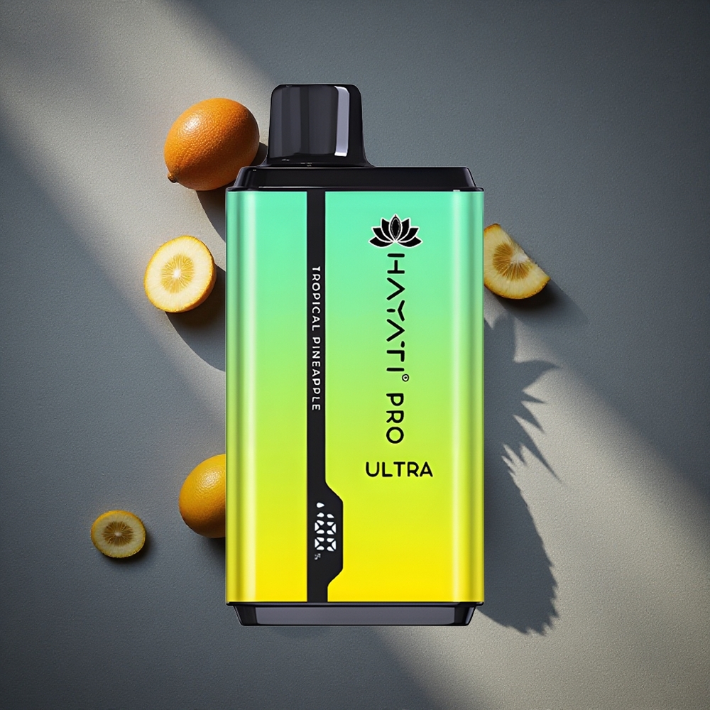 Hayati Pro Ultra 15000 Caladas Vape Desechable Piña Tropical Capacidad de E-Líquido: 2 12ml Peru por mayor