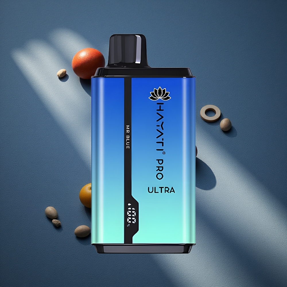 Hayati Pro Ultra 15000 Puffs Disposable Vape Sr. Azul 49 Sabores Peru por mayor