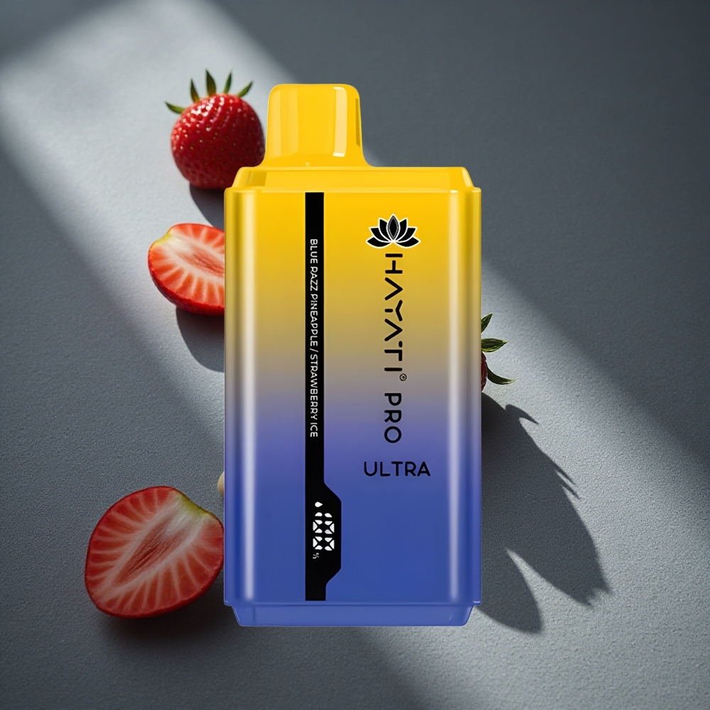 Hayati Pro Ultra 15000 Puffs Vape Desechable Arándano Azul Piña Capacidad de E-Líquido: 2 12ml Peru por mayor