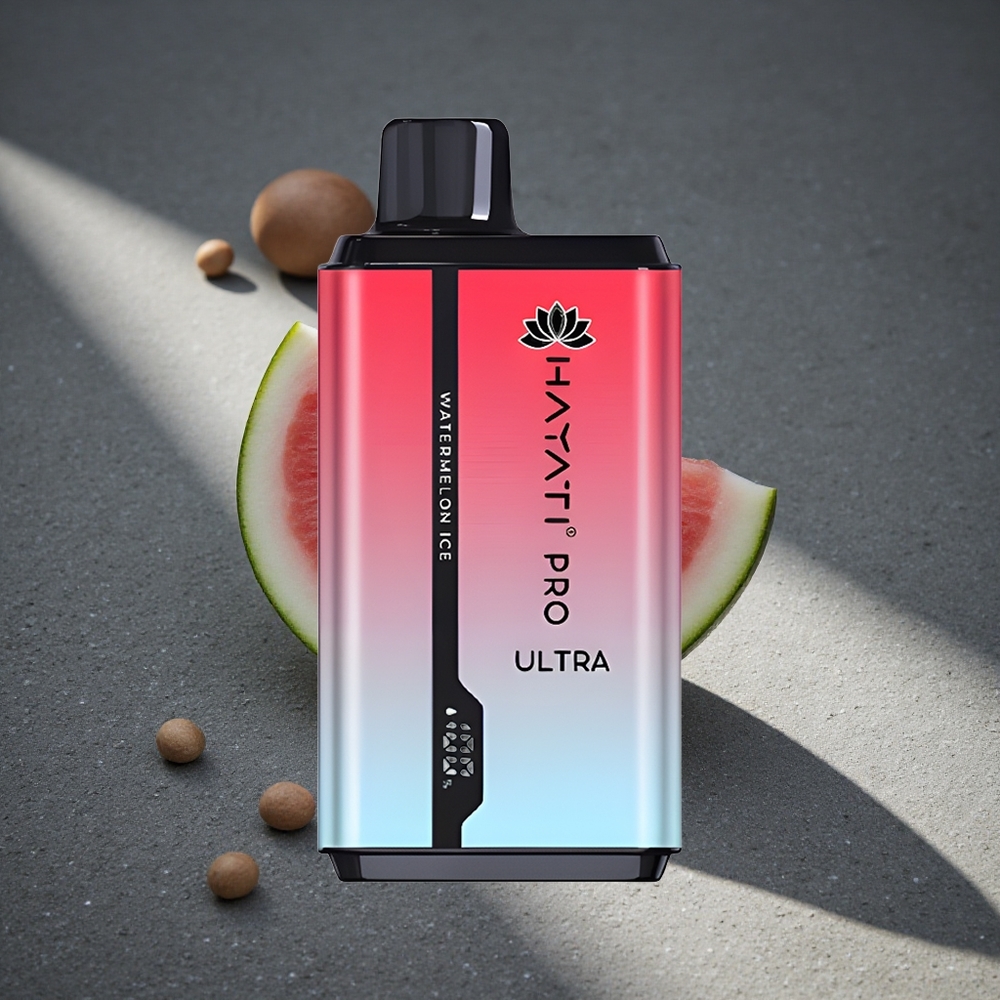 Hayati Pro Ultra 15000 Puffs Vape Disposable Sandía Helada 2 12ml Peru por mayor