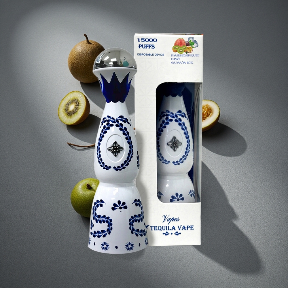 HUMO Azul 15000 Puffs Vape Desechable Maracuyá Kiwi Guayaba Hielo 20mL Líquido Precargado Peru por mayor