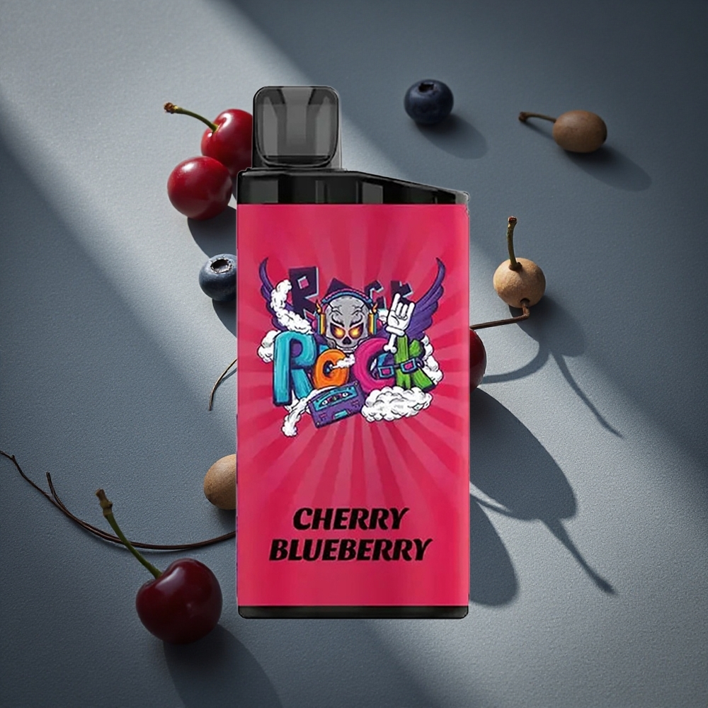 IGET Bar 3500 Puffs Vape Desechable Cereza Arándano Tamaño 41.3x21.3x94.5mm Peru por mayor