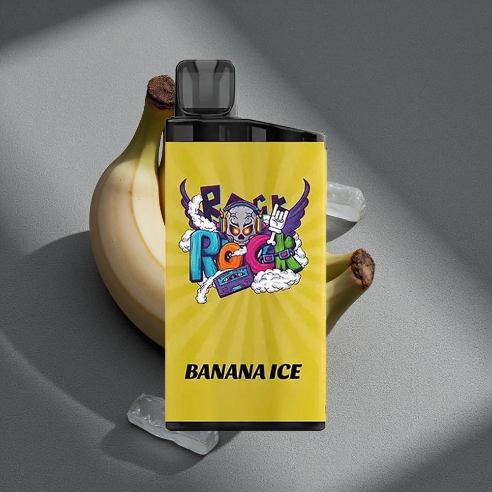 IGET Bar 3500 Puffs Vape Desechable Plátano Hielo 1.2 Ohm Bobina de Malla Peru por mayor