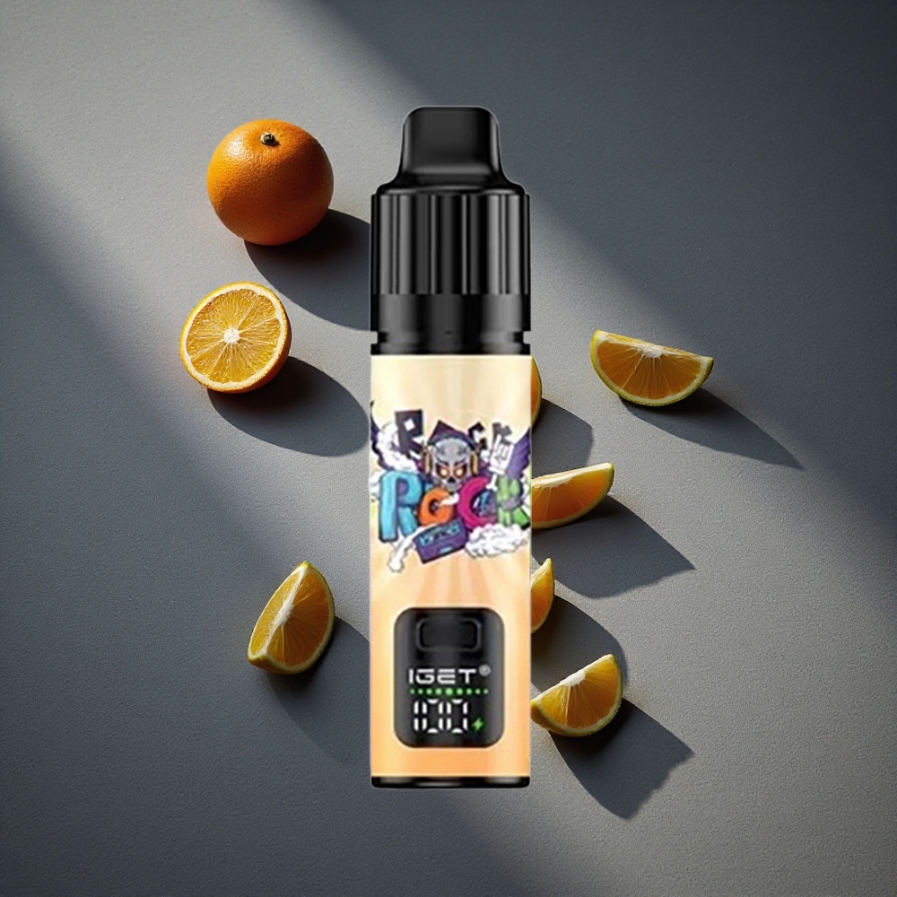 IGET BAR PLUS S3 POD 10000 Caladas Vape Desechable Zarzamora Piña Naranja 18 ml de Líquido Peru por mayor