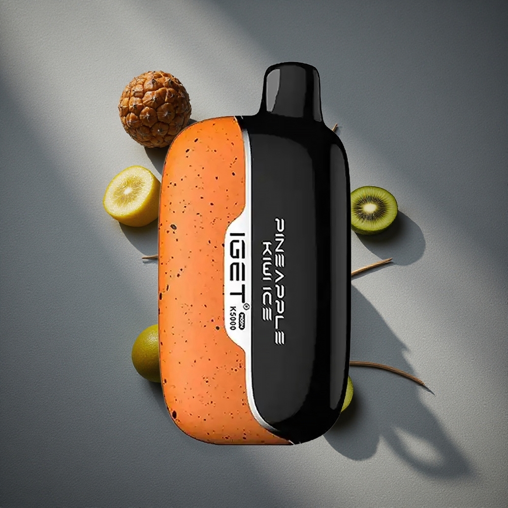 IGET Moon K5000 Puffs Piña Kiwi Hielo Vape Desechable con Bobina Mesh de 1.35 Ohm Peru por mayor