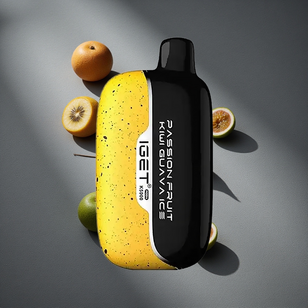 IGET Moon K5000 Puffs Vape Desechable Maracuyá Kiwi Guayaba Hielo Hasta 5000 Caladas Peru por mayor