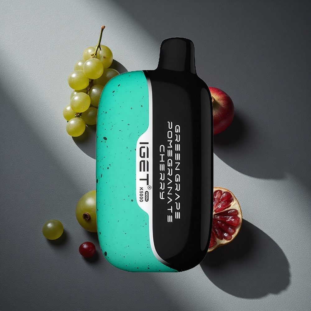 IGET Moon K5000 Puffs Vape Desechable Uva Verde Granada Cereza Hasta 5000 Caladas Peru por mayor