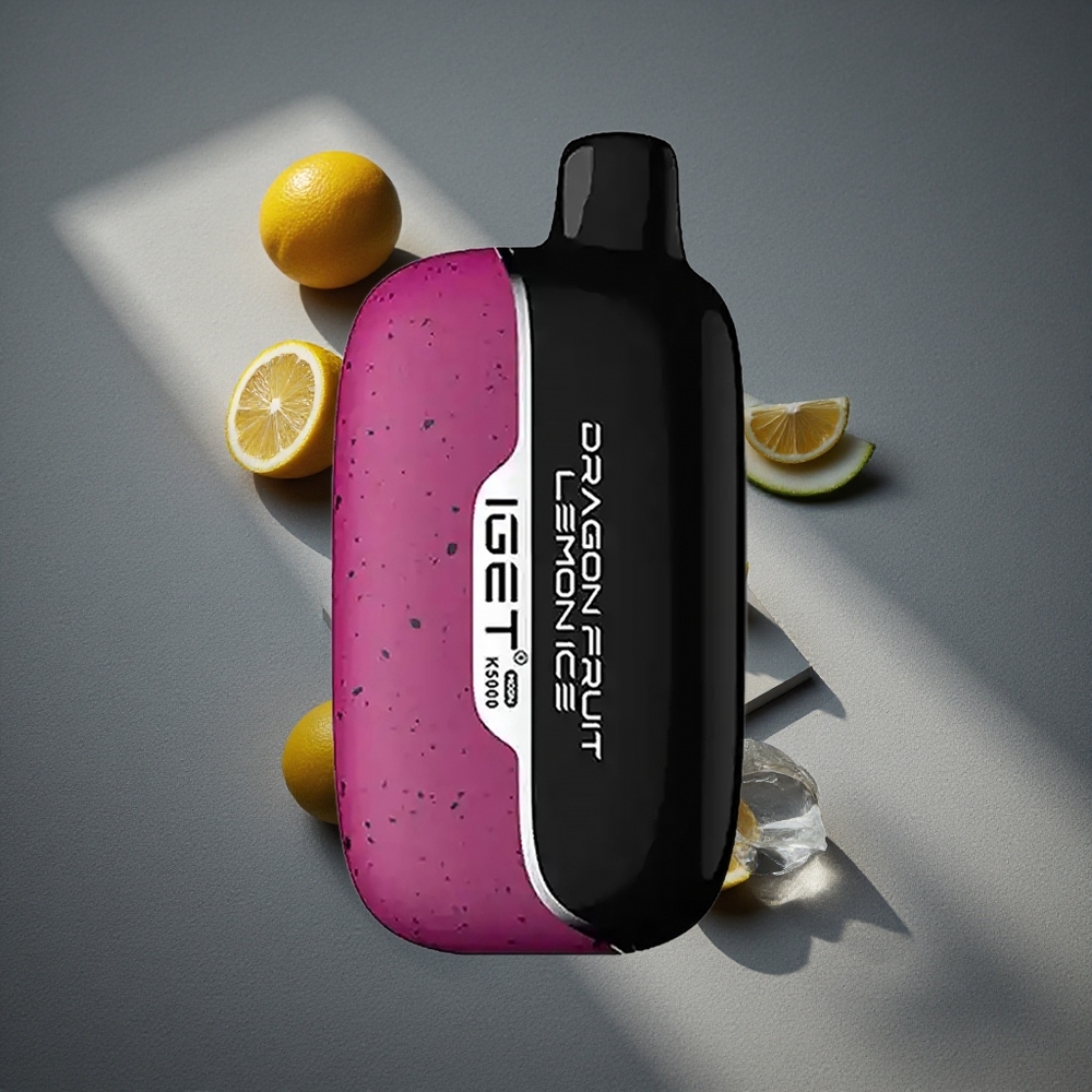 IGET Moon K5000 Puffs Vaporizador Desechable Pitahaya Limón Hielo Tamaño: 49.5x25.3x99.4 mm Peru por mayor