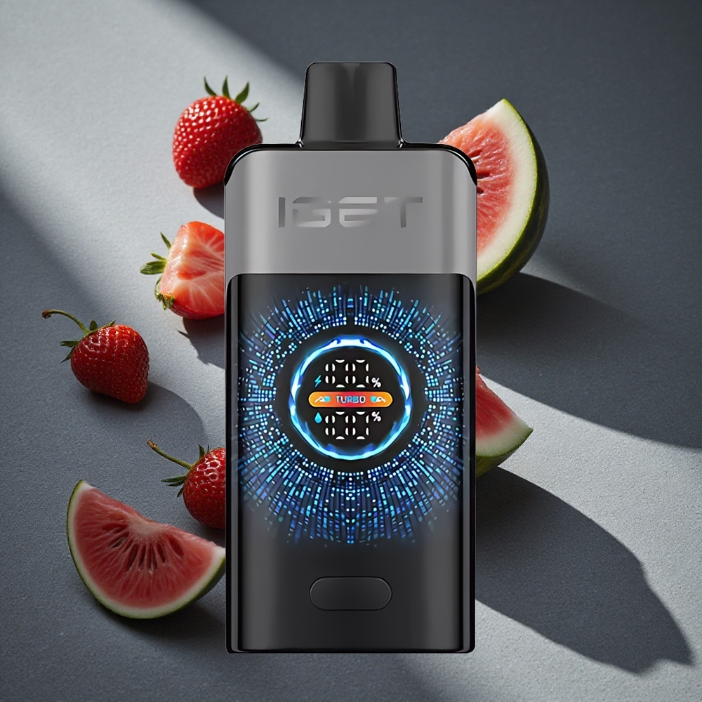 IGET ONE 12000 Puffs Fresa Sandía Hielo Pantalla Curva a Color Grande Peru por mayor