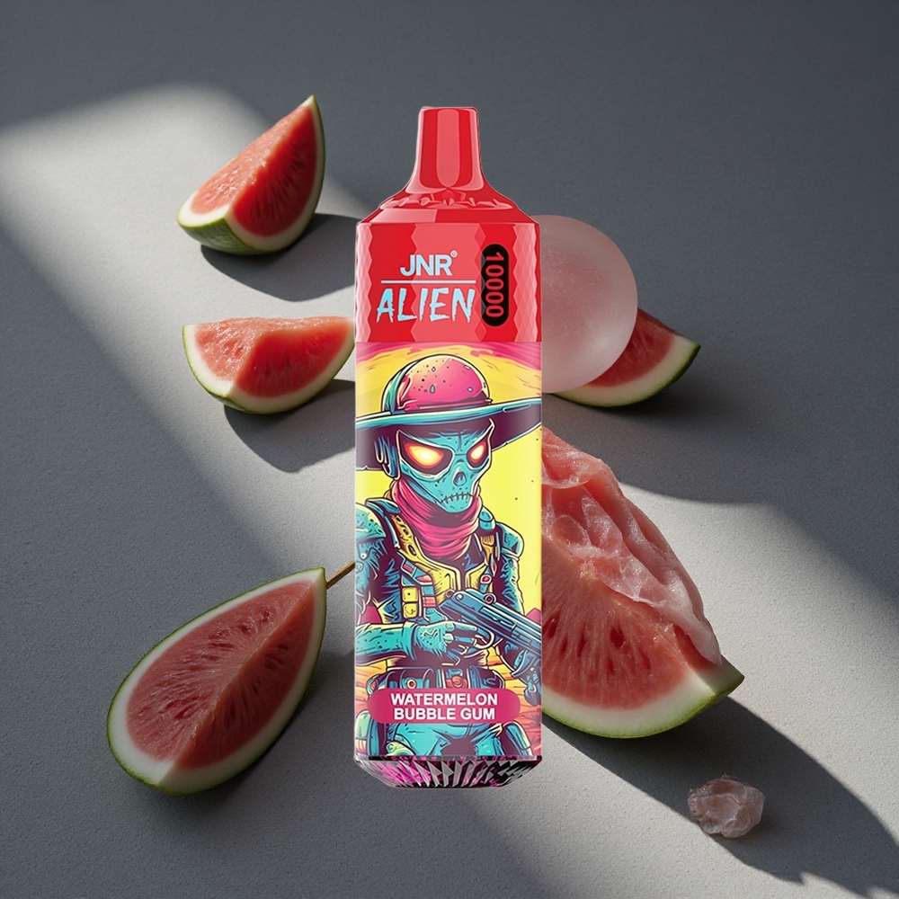 JNR Alien 10000 Puffs Chicle Sandía 20ml E-liquid Peru por mayor