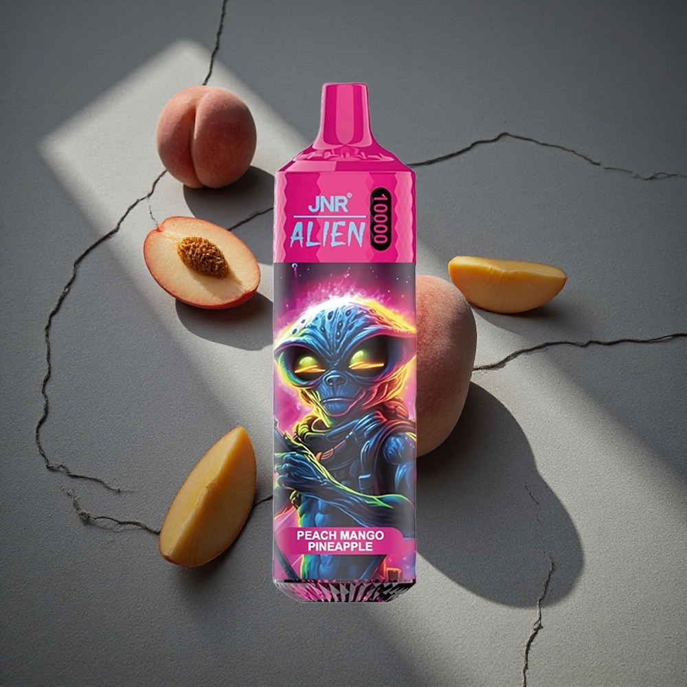 JNR Alien 10000 Puffs Disposable Vape Melocotón mango piña 850mAh Peru por mayor