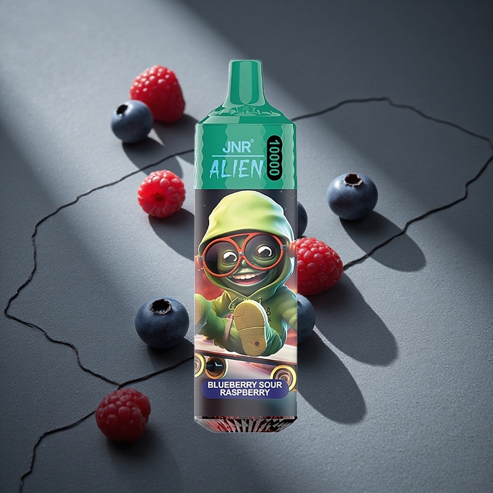 JNR Alien 10000 Puffs Dispositivo Vapear Desechable Arándano Frambuesa Agria 20ml E-líquido Peru por mayor