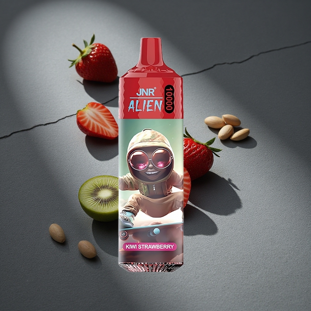 JNR Alien 10000 Puffs E-Cigarrillo Desechable Kiwi Fresa Batería de 850mAh Peru por mayor