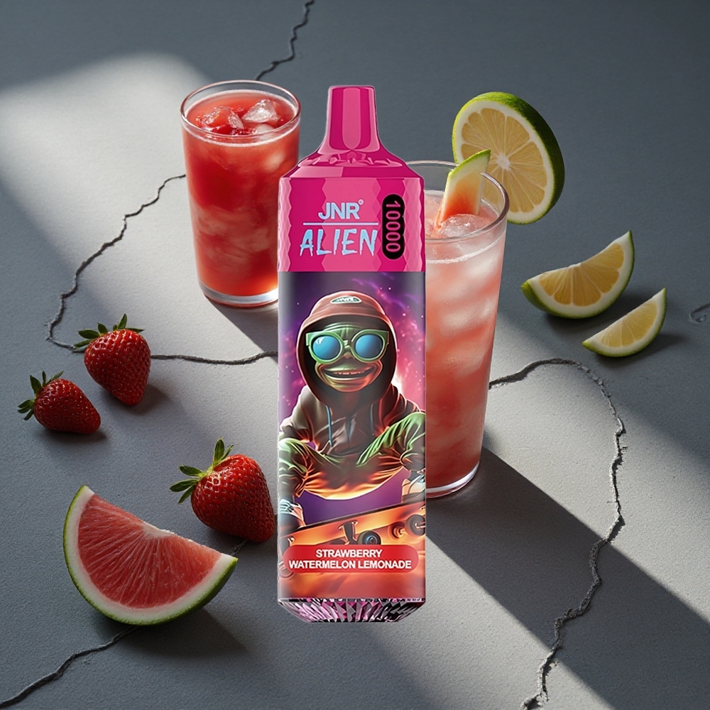 JNR Alien 10000 Puffs Fresa Sandía Limonada 20ml E-liquid Peru por mayor