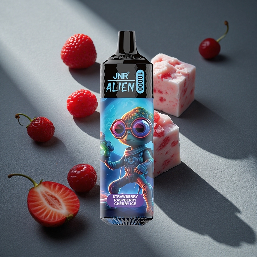 JNR Alien 10000 Puffs Fresa frambuesa cereza hielo 850mAh Peru por mayor