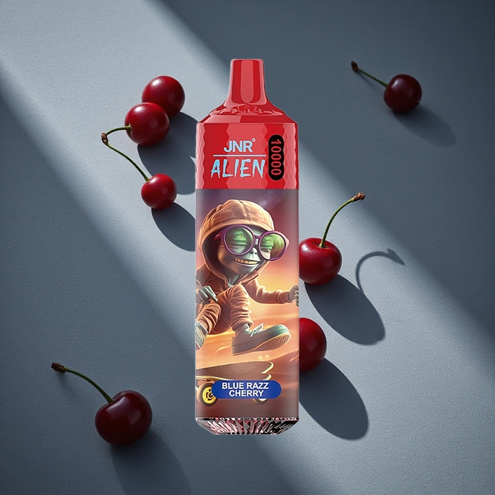 JNR Alien 10000 Puffs Vape Disposable Arándano Azul Cereza LED (RGB) Peru por mayor