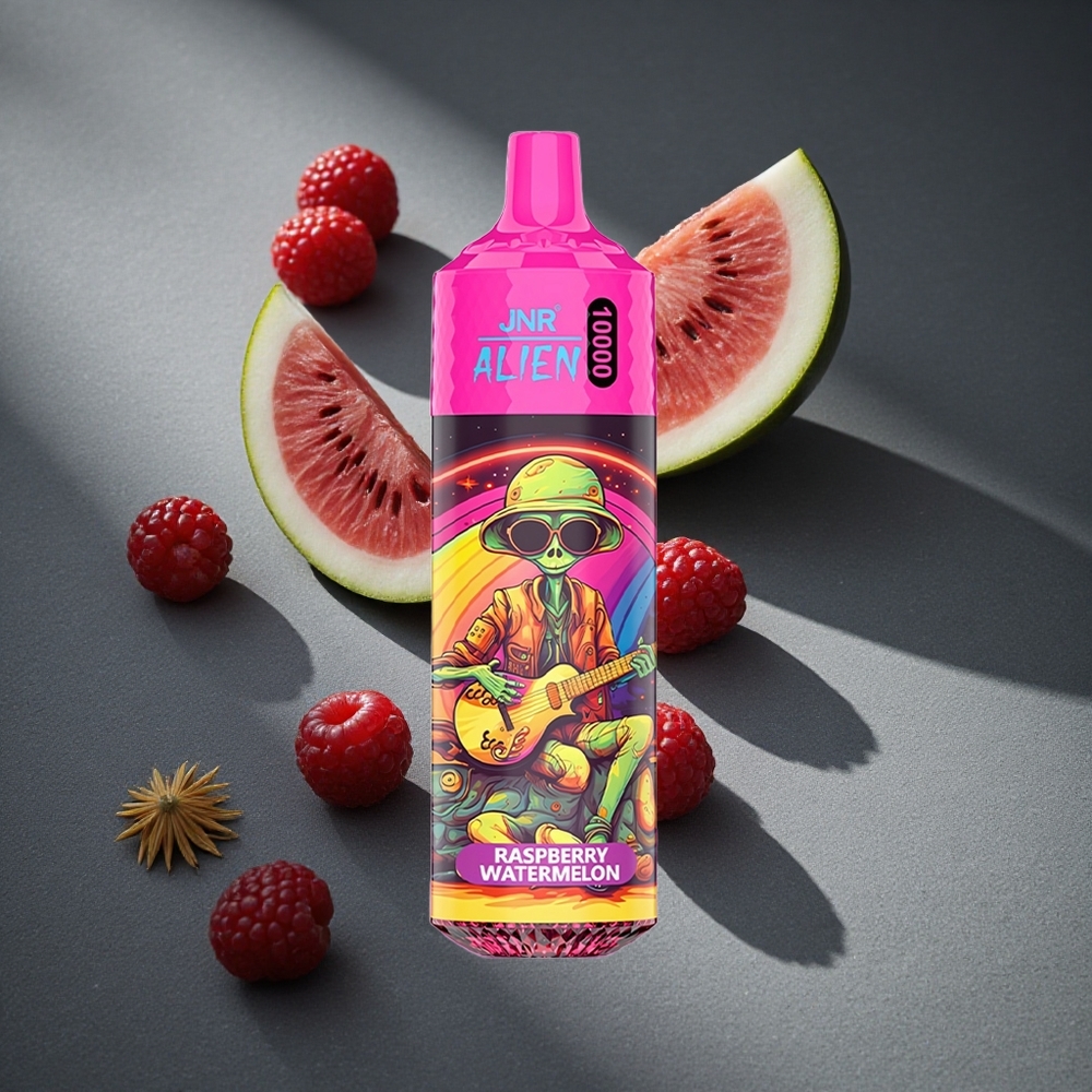 JNR Alien 10000 Puffs Vape Disposable Frambuesa Sandía 850mAh Peru por mayor