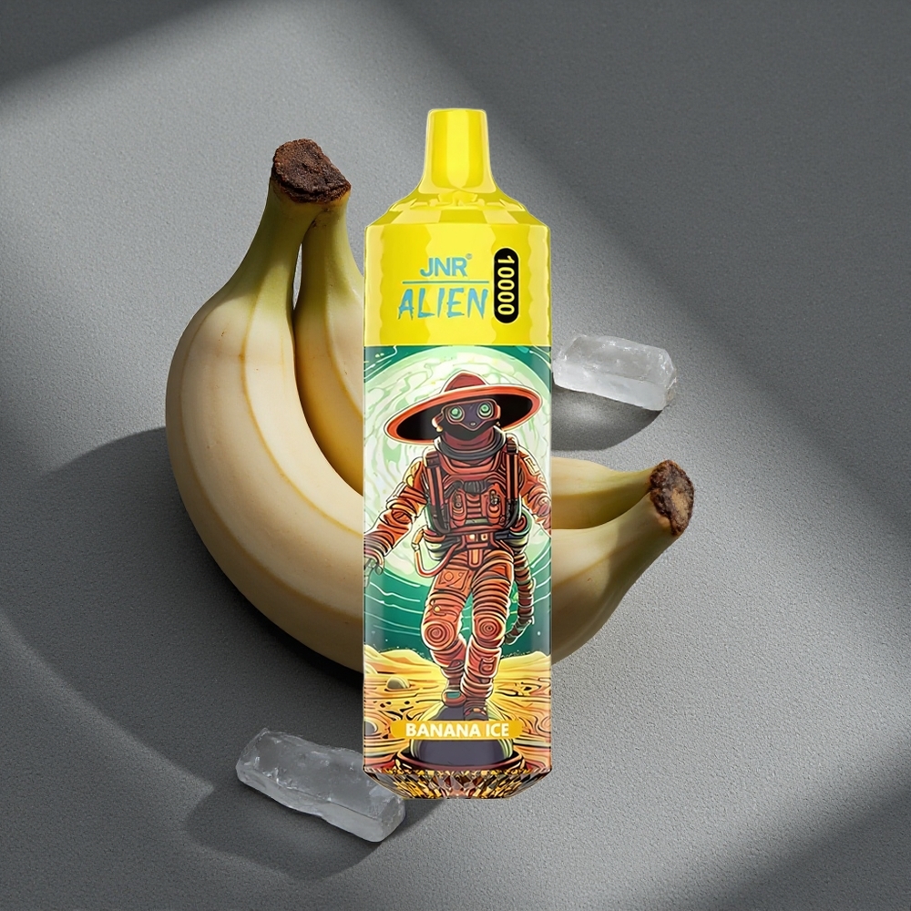 JNR Alien 10000 Puffs Vapeador Desechable Banana Ice 850mAh Peru por mayor