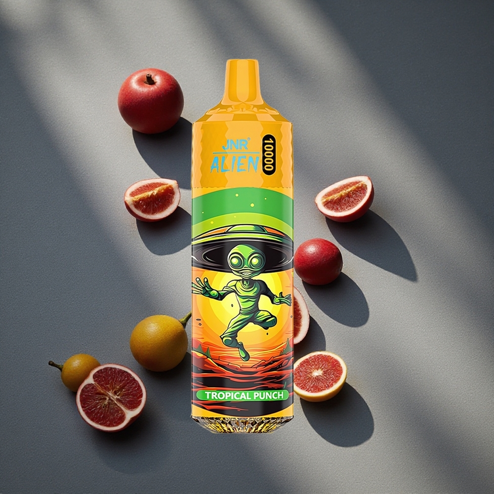 JNR Alien 10000 Puffs Vaporizador Desechable Tropical Punch 850mAh Capacidad de Batería Peru por mayor