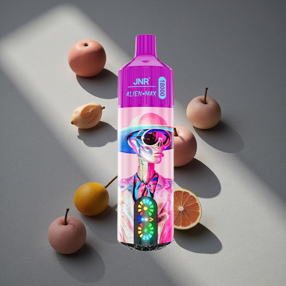 JNR Alien Max 18000 Caladas Vape Desechable Melocotón Blanco Frambuesa 28ml E-líquido Peru por mayor