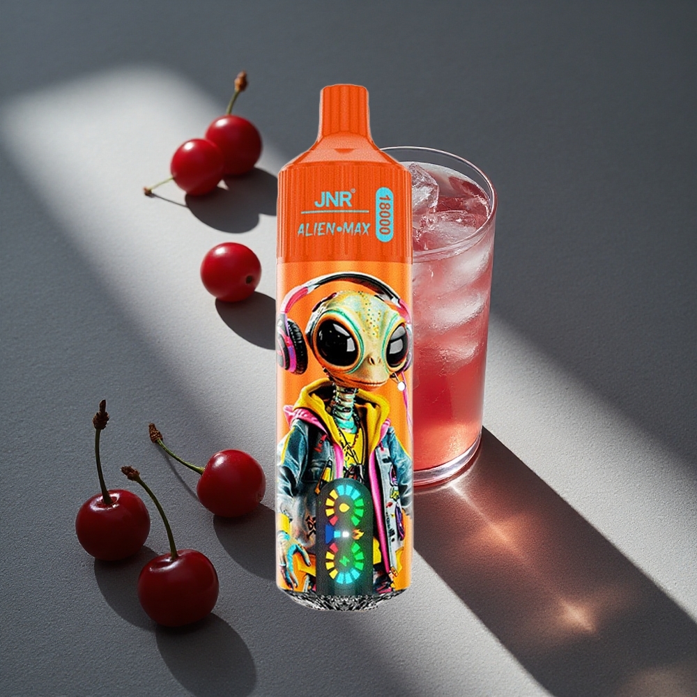 JNR Alien Max 18000 Puffs Fizzy Cherry Cola Cereza Refresca 28ml E-liquid Peru por mayor