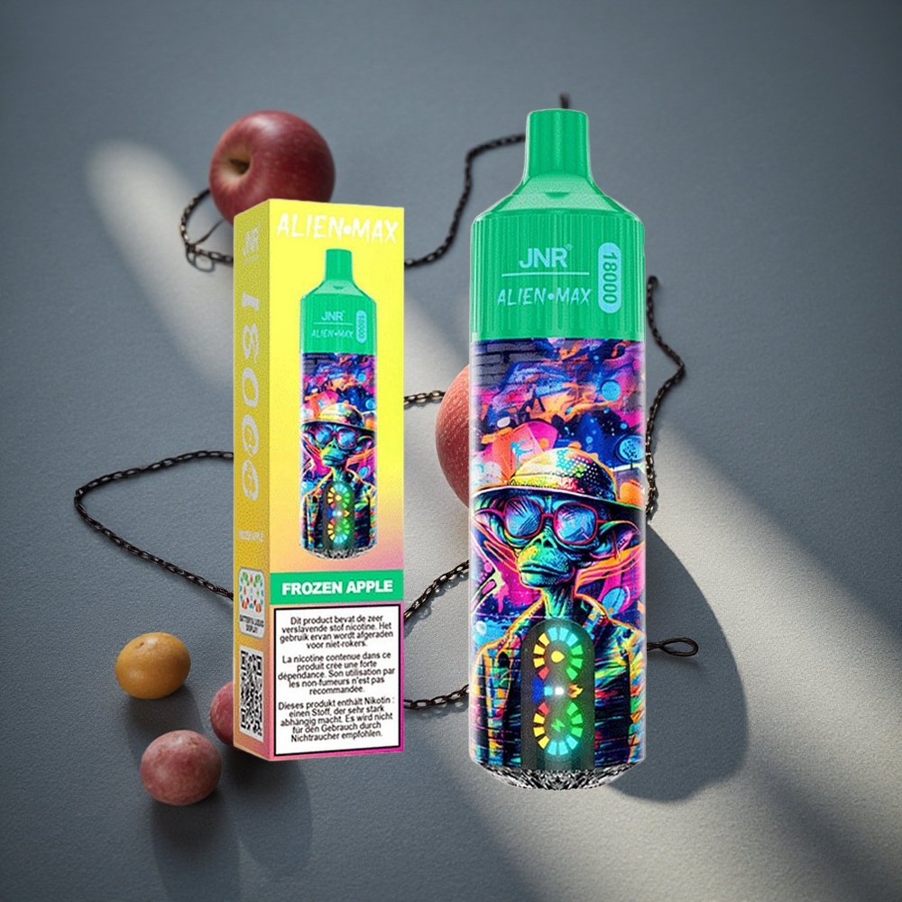 JNR Alien Max 18000 Puffs Manzana Congelada 28ml E-líquido Peru por mayor