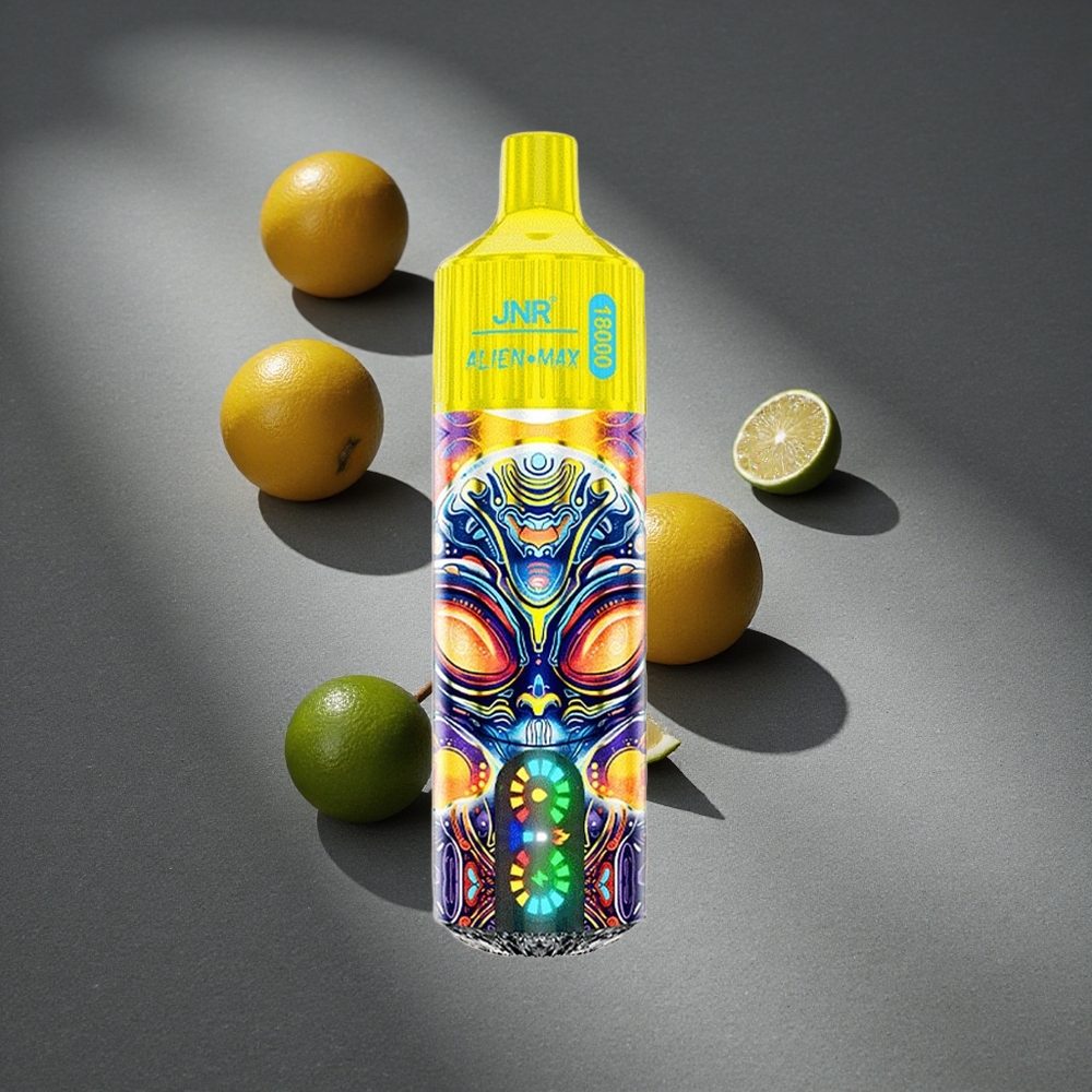 JNR Alien Max 18000 Puffs Vape Desechable Limón y Lima Pantalla LED Inteligente Peru por mayor
