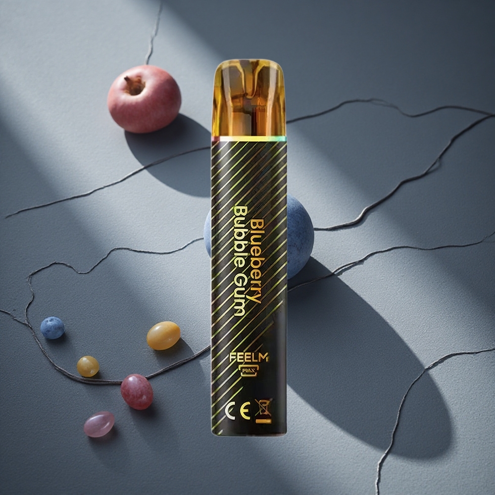 JNR Black&Golden 600+200 Puffs Vape Desechable Chicle Arándano Azul Capacidad de Batería 550mAh Peru por mayor