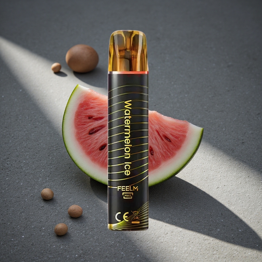 JNR Black&Golden 600+200 Puffs Vape Desechable Sandía Helada 2ml Capacidad de Líquido Peru por mayor