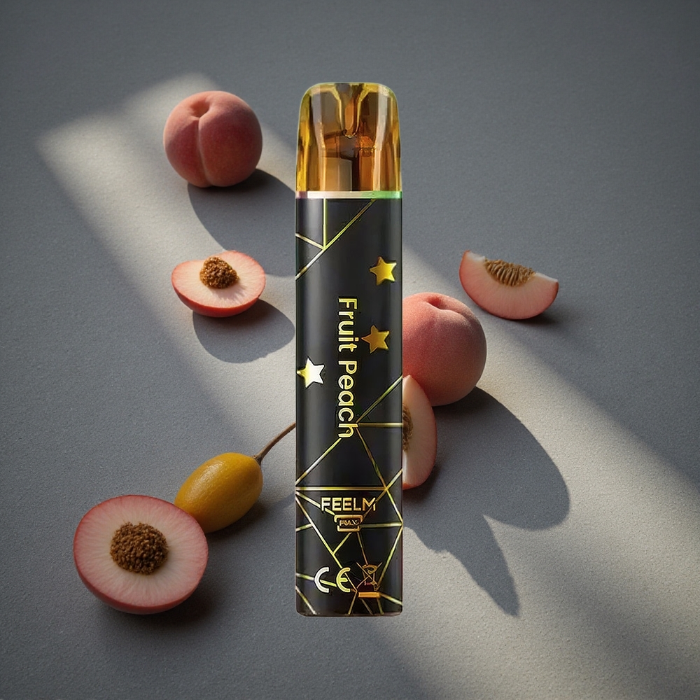 JNR Black&Golden 600+200 Puffs Vape Durazno Negro&Dorado Capacidad de la Batería 550mAh Peru por mayor