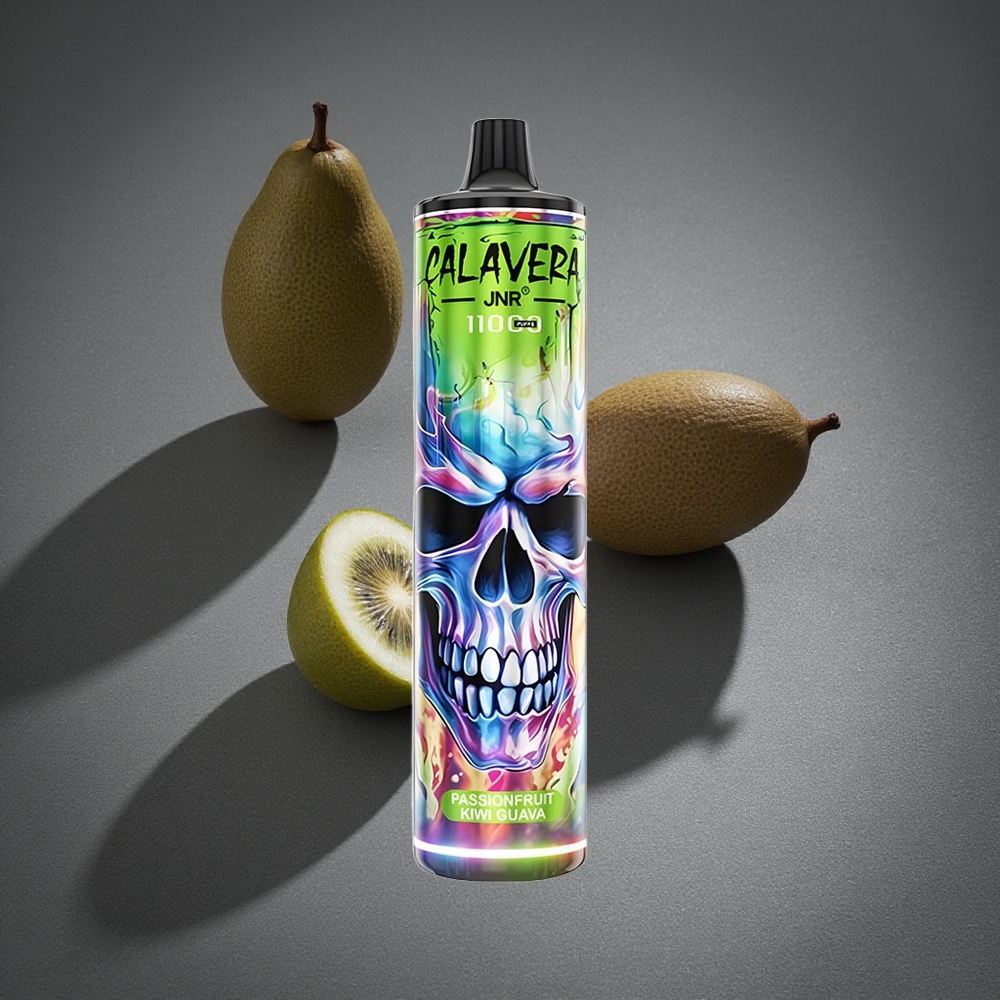JNR Calavera 11000 Puffs Desechable Maracuyá Kiwi Guayaba 21ml Capacidad de Líquido Peru por mayor