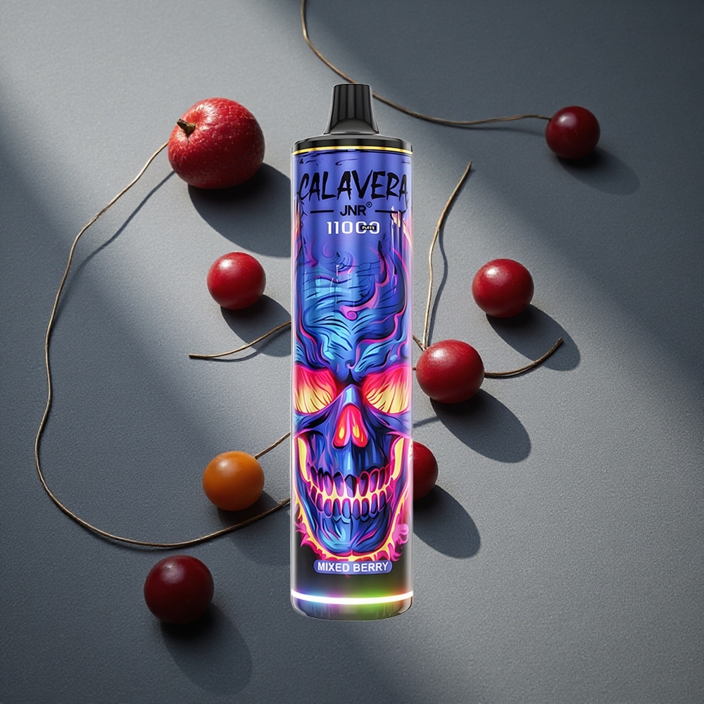 JNR Calavera 11000 Puffs Desechable Vape Bayas Mixtas 21ml Capacidad de E-Líquido Peru por mayor