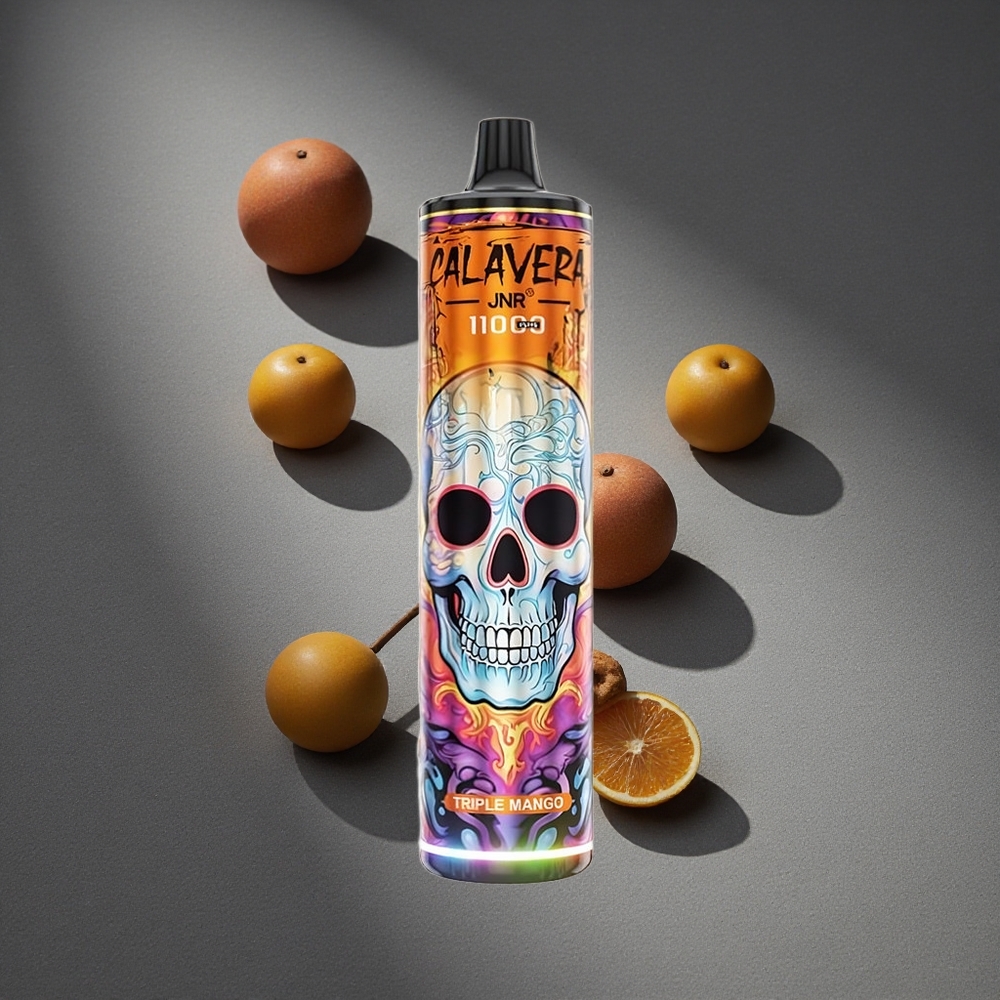 JNR Calavera 11000 Puffs Disposable Vape Triple Mango (Mango Triple) 21ml Capacidad de Líquido Peru por mayor